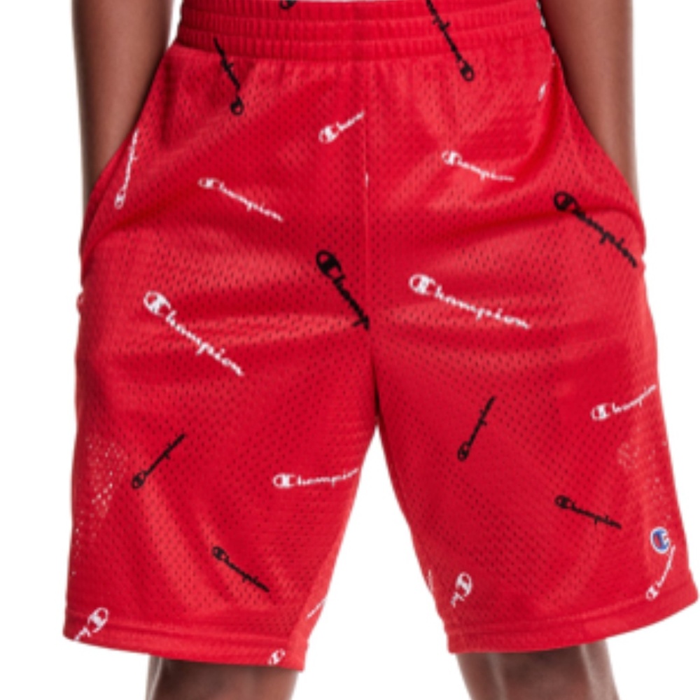 CHAMPION:  Boy's (8-20) Champion Tossed Print Active Shorts